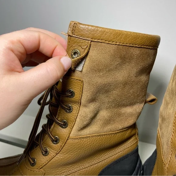 UGG Women Adirondack II Brown Shearling Snow Boots size 7.5 Waterproof Vibram - Picture 8 of 11